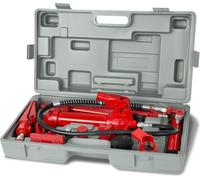 Presse à carrosserie EBERTH hydraulique avec puissance 4T, kit de débosselage complet comprenant une presse, 7 pièces de pression, un écarteur, un coffret