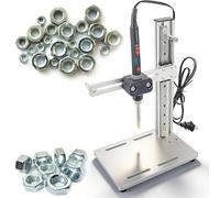 Presse à chaud verticale avec embouts de réglage de chaleur M2-M8, support de réglage multidirectionnel, outil de fer à souder à chaud pour plastique, composants d'impression 3D