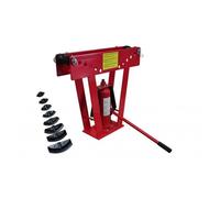 vidaXL Cintreuse de tubes 16 T hydraulique avec 8 matrices