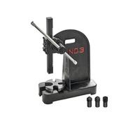 VEVOR Presse à Crémaillère, Presse à Arbre Manuelle de 3 Tonnes, Hauteur Maximale de 310 mm, Presse de Bureau Manuelle en Fonte, Presse Manuelle de Précision pour Estampage Pliage Étirement et Formage