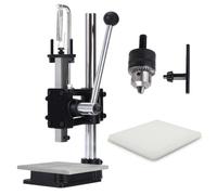 Presse à Crémaillère Manuelle, Presse-poinçon Robuste Avec Plaque Graduée Amovible, Hauteur Réglable De 0 à 16 Cm, Pour Maroquinerie, Rivetage, Gaufrage Et Loisirs Créatifs A Square-Head