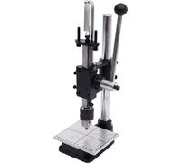 Presse à découper le cuir manuelle - Presse d'établi - Fonte - Pression max. 160 kg - Réglage en hauteur 0–16 cm - Plage de serrage 1,5–13 mm - Noir