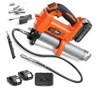 Presse à graisse électrique - 10000 PSI - 130 g/min - Fonctionne avec une batterie 18 V - Sans batterie - Adaptée aux tracteurs et aux camions