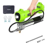 Presse à graisse électrique - Presse à graisse sans fil - 689 bars - Moteur sans balais - Tuyau de 100 cm - Éclairage LED - Compatible avec batterie 18V - Sans batterie