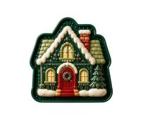 Presse à Noël Moules Réutilisables Sapin Renne | Set de moules à tarte de Noël avec 7 motifs festifs. Pressage en une fois - coupe & estampe en un geste.
