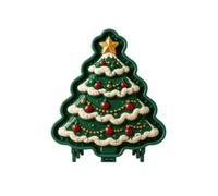 Presse à Noël Moules Réutilisables Sapin Renne | Set de moules à tarte de Noël avec 7 motifs festifs. Pressage en une fois - coupe & estampe en un geste.