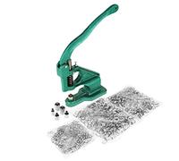 Presse a Oeillets, Rapid Pince à Riveter Machine Manuelle avec 3 Matrices et 1500 œillets 6/10/12 mm pour Cuir Artisanat Rideaux Drapes Bannières en PVC