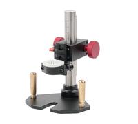 Presse à perceuse portable réglable : étagère portable facile, guide d'outils rotatif avec butée profondeur précision, sculpture sur bois à la main table avec base stable, accessoire établi