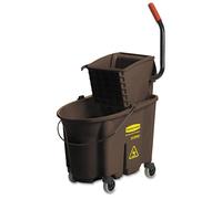 Presse à plaques pour bacs Rubbermaid WaveBreak, 35 litres, couleur marron, quantité : 1