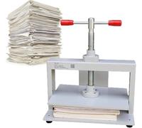 Presse à reliure robuste - Outil manuel d'aplatissement de livre pour papier A5/A4/A3, pression de 1499,6 kg, reliure professionnelle