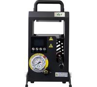 Presse à transfert - KP-5 : presse hydraulique chauffante de 5 tonnes - Double plaque chauffante - Température : 25–105 °C - Régulateur de température à écran LCD - e CE