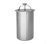 Presse à viande en acier inoxydable avec thermomètre pour jambon parfait - Outil robuste de qualité 304 pour hamburger 20 cm