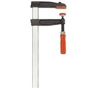 Bessey Presse à vis TGR30S12 fonte et acier poignée bois serrage 300 mm saillie 120 mm rail 30x8 mm