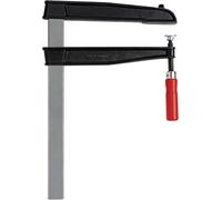 Bessey Serre-joint à serrage profond en fonte TGNT 600/500 TGN60T50 – poignée bois, 600/500 mm