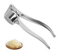 Presse-ail 1 Pièce Acier Inoxydable, Hachoir Ail Gingembre Écrase Ail Convivial Cuisine Accessoire Cuneary