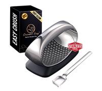 Presse-ail inox à bascule avec base d’éjection, broyeur à ail