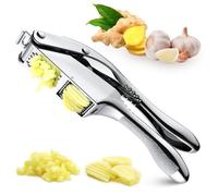 Presse Ail - LUCKFEN - Inox Professionnel - 2 en 1 - Antidérapante - Facile à Nettoyer