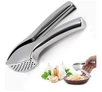Presse Ail - Pratique - Inox - Résistant à la rouille - Poignée ergonomique - Coupe ail et gingembre