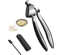 Presse-ailes ergonomique Unyqoos® en acier inoxydable, avec éplucheur en silicone, brosse de nettoyage et design adapté au lave-vaisselle