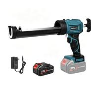 Presse-cartouche sans fil pour batterie Makita 18 V, pistolet à cartouche sans fil avec lumière LED pour cartouches de 300 ml, 4 vitesses, anti-goutte pour étanchéité, spatule, sans batterie (1