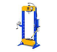 MSW Presse d'Atelier Hydropneumatique MSW-WP-30T-P (Force de Pression Max. de 30 000 kg, Hauteur de Travail 30-1. 030 mm, réglable en Hauteur sur 7 Positions)