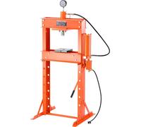 Presse d'atelier pneumatique hydraulique VEVOR 20 t (cadre H) avec plaque de pressage & support triangulaire, presse hydraulique réglable sur le sol du garage avec soupape de surpression, convient pou