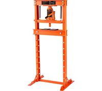Presse d'atelier Presse hydraulique 12 t, Presse de châssis automobile Presse orange 40-705 mm, Presse manuelle de roulements acier carbone Presse d'atelier pour les bagues de voiture, les joints à ro