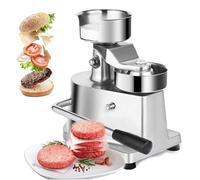 Presse de burger Patty Maker, 4/5/6inch Catering Burger Press Commercial Burger Machine Maker Hamburger Bœuf Patty Maker, Heavy Duty Food-grade Acier Inoxydable Bol Cuisine Viande Formant Processeur 4