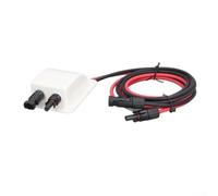 Presse-étoupe avec rallonge étanche IP68 ABS double port de câble pour camping-car, camping-car, bateau, installation de panneau solaire sur le toit (blanc)