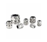 Presse-étoupe en Acier Inoxydable 304 IP68 | Acier inoxydable 304, M8-M32, PG7-PG21, ajustement 2-22 mm, IP68, for panneaux électriques : 8 pièces(M8x1.0 fit 2-4.0mm)
