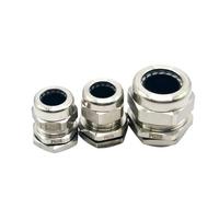 Presse Etoupe Presse-étoupe étanche en acier inoxydable 304, 1 pièce, IP68 PG7 PG9 M12 M16, joint métallique PG13,5 M20 x, de fixation câble(M27x1.5 fit 13-18mm)