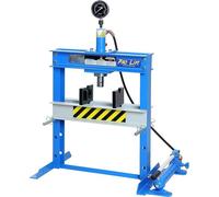 Presse hydraulique 12 tonnes, presse d'atelier, presse de table, manuelle, bleue, presse industrielle, avec pompe manuelle, pour le formage, presse de travail, presse plieuse, avec système de fixation