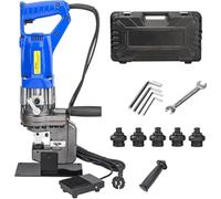 Presse hydraulique 1300W - Poinçonnage tôles Acier/métal en 2-3 Sec - Machine Robuste pour Atelier, Garage et Fabrication Industrielle - Projets DIY et Pro