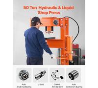 Presse hydraulique d'atelier 50 T avec plaque de presse pour le cintrage