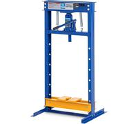 Presse hydraulique MSW, capacité de 12 tonnes, réglable en hauteur (7 positions). Course : 130 mm. Table : 540 x 170 mm. Presse hydraulique en acier au carbone. Presse hydraulique, presse de serrage