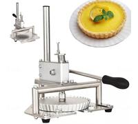 Presse manuelle à pâte à pizza, acier inoxydable 304 et alliage d'aluminium forgé, cadre épais de 8 mm, base solide de 6 mm, ressorts anti-déformation pour presser la pâte
