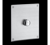 Presse-papier Delabie TEMPOFLUX pour WC, raccordement G3/4B, installation encastrée, dimensions 220x170 mm, temps de cycle : 7 secondes.