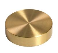 Presse-papier rond classique en laiton pour débutant, enfant, calligraphie, cadeau, ornement de bureau, grand pour décoration de bureau, presse-papier en cristal pour femme