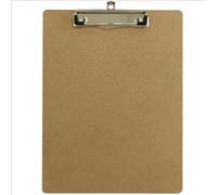 Presse-papiers en bois ACROPAQ - 1x Presse-papiers en bois MDF A4 - Durable, Léger et Idéal pour l'Organisation de Documents