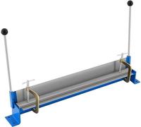 Presse plieuse pour tôles, machine de pliage à inclinaison, angle de pliage maximal de 90°, pour usines, ateliers et petits ateliers (W1.2x460mm)