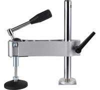 Presse pour scie circulaire de table, pince manuelle réglable, guide coulissant de précision, argent