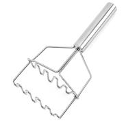 Presse-purée - 25 cm en acier inoxydable - Outil de cuisine | Presse-purée double couche | Presse-purée à double couche pour haricots, avocats, légumes, presse-purées