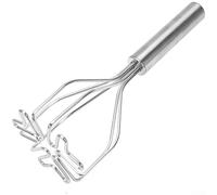 Presse-purée en acier inoxydable avec poignée douce au toucher pour la cuisine à la maison et la préparation des repas (B)