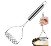 Presse-purée En Acier Inoxydable | Professionnel Presse Puree Manuel Avec Antidérapant Manche | Ergonomique Broyeur De Pommes Réutilisable Pour Maison, Restaurant, Camping
