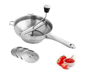Presse-purée ergonomique pour purée de pommes de terre, passoire à tomates | Machine à fabriquer de la sauce tomate, purée de pommes de terre, confiture, purées pour tout-petits