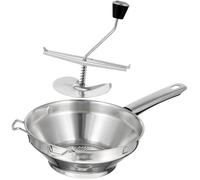 Presse-purée Inox Manuel Acier Inoxydable Moulin à Purée Professionnel pour Pommes de Terre et Légumes Outil de