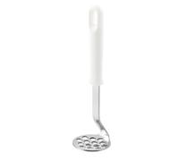 Presse-purée Manuel Blanc en Pp et Acier Inox 304 pour Pommes de Terre