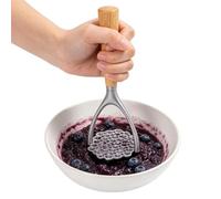Presse-Purée Poignée Bois Ergonomique Double Arc