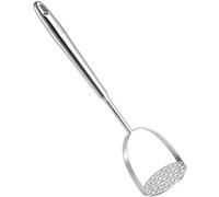 Presse-purée robuste en acier inoxydable professionnel intégré pour avocat, pommes de terre, haricots, viande, légumes, passe au lave-vaisselle (presse-purée robuste en acier inoxydable)