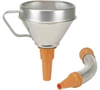 Pressol Kombitrichter Stahlblech verz. mit flexiblem Auslauf 02645 Entonnoir 1.3 l 160 mm